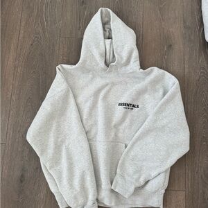 Essentials Gray Hoodie for Men